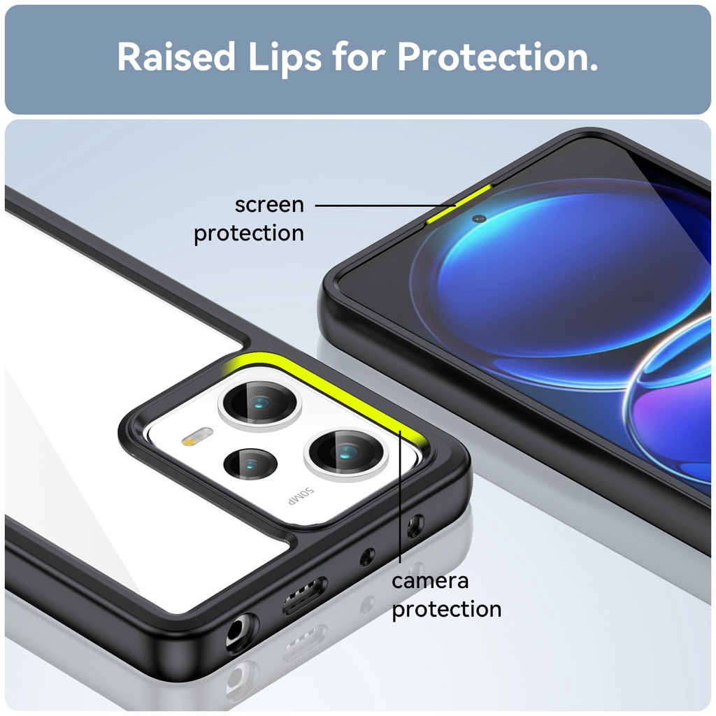 Ốp Điện Thoại tpu silicon Chống Sốc Nhiều Màu Sắc Cho xiaomi redmi note 12 pro 5g 4g note12 pro plus 12 turbo 5g 12r