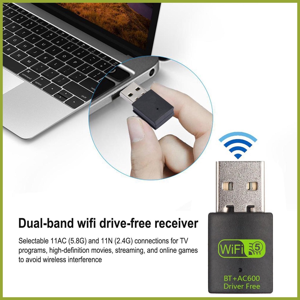 Usb wifi Băng Tần Kép 2.4ghz5.8ghz Cho Máy Tính