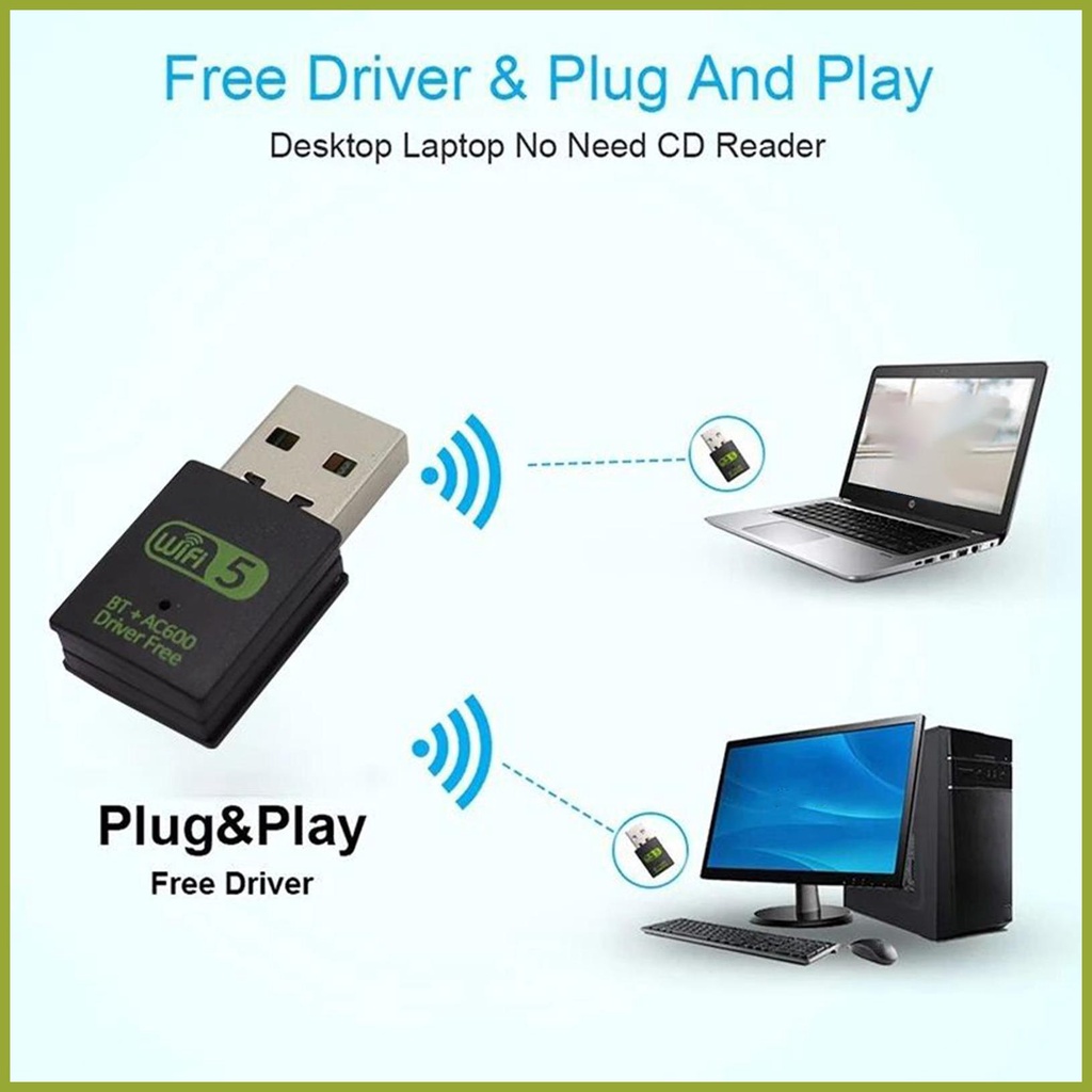 Usb wifi Băng Tần Kép 2.4ghz5.8ghz Cho Máy Tính