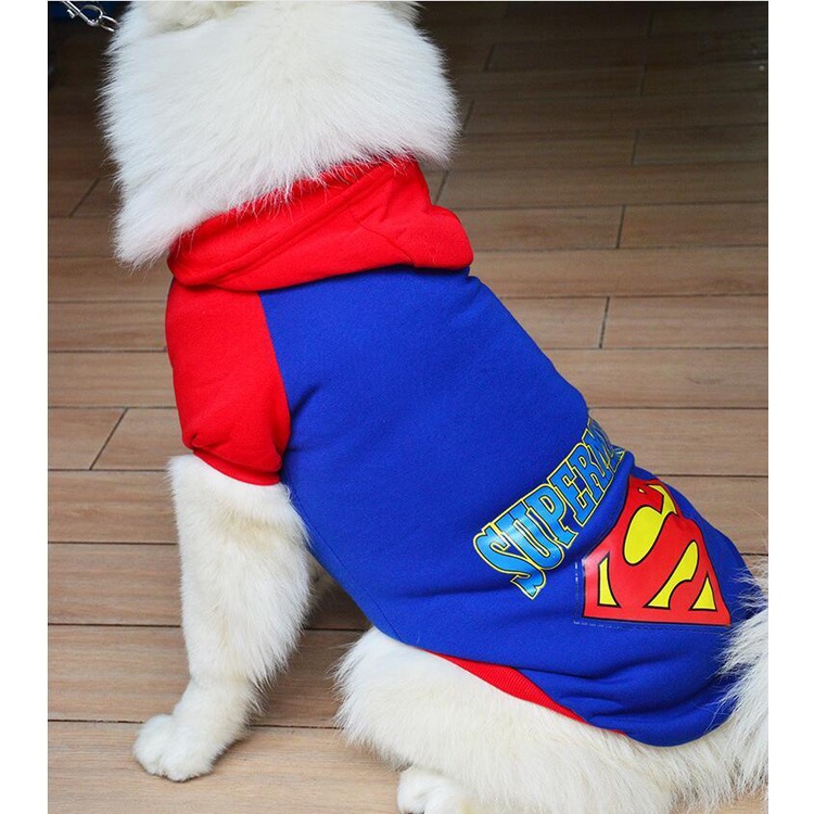 XS-9XL Áo cho chó size lớn thu đông nỉ ấm - Quần áo chó mèo thú cưng GOLDEN, SAMOYED 2kg đến 40kg - Áo chó to có mũ