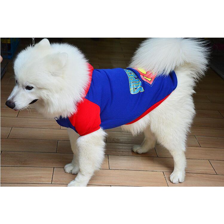 XS-9XL Áo cho chó size lớn thu đông nỉ ấm - Quần áo chó mèo thú cưng GOLDEN, SAMOYED 2kg đến 40kg - Áo chó to có mũ