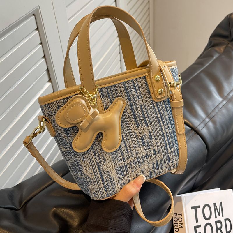 Túi Xách denim Đeo Chéo Thời Trang Hàn Quốc Cho Nữ