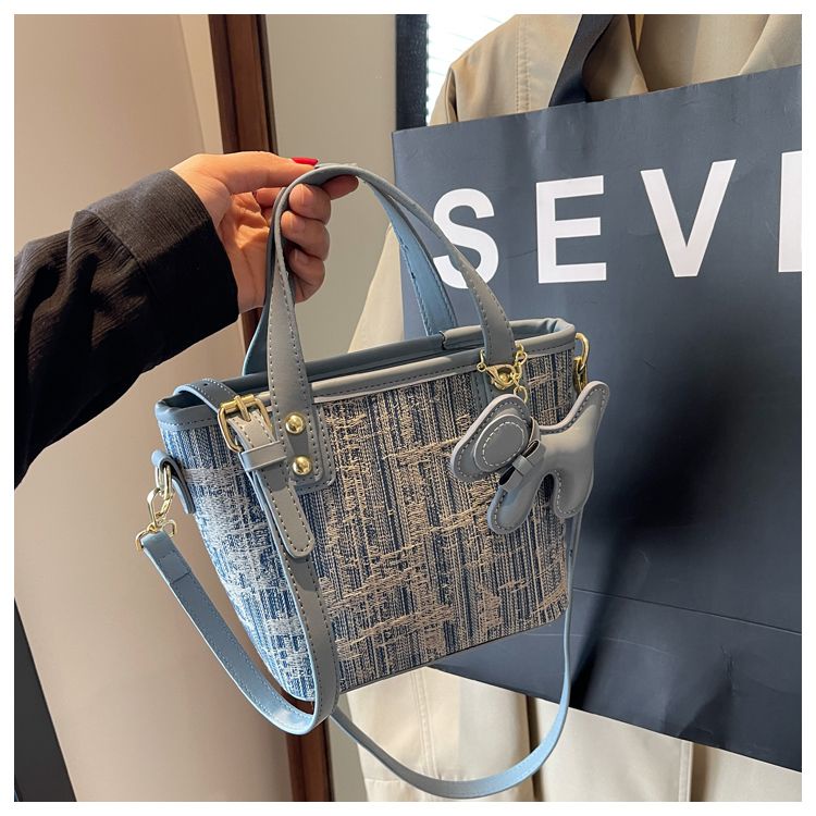 Túi Xách denim Đeo Chéo Thời Trang Hàn Quốc Cho Nữ