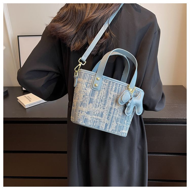 Túi Xách denim Đeo Chéo Thời Trang Hàn Quốc Cho Nữ