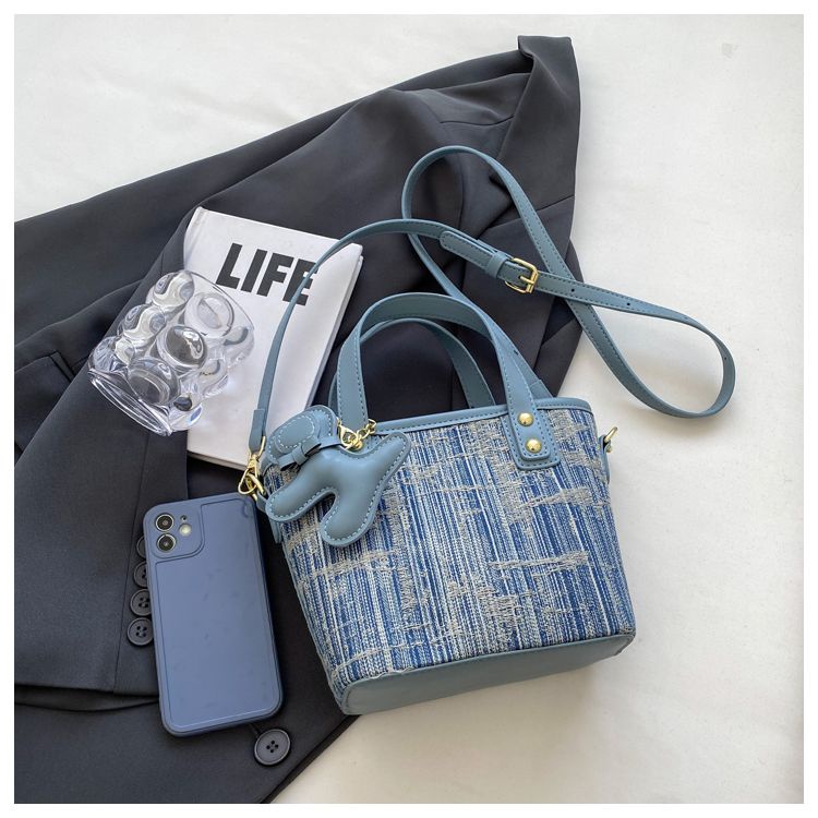 Túi Xách denim Đeo Chéo Thời Trang Hàn Quốc Cho Nữ