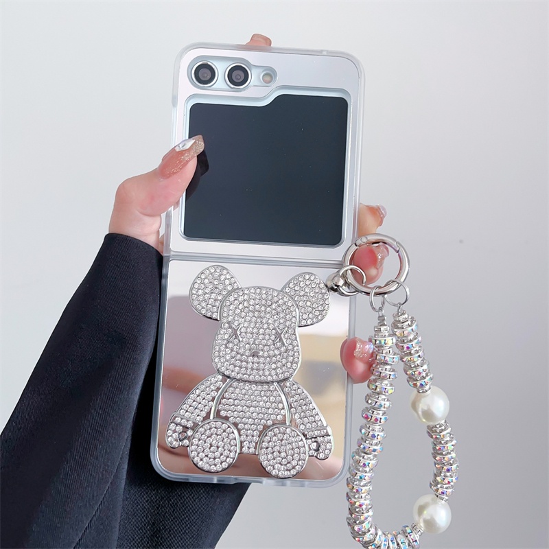 Bao Da Điện Thoại Chống Sốc Họa Tiết Hoạt Hình Cho samsung galaxy z flip 5 4 3 flip5 flip4 flip3 5g Ốp