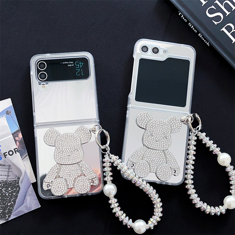 Bao Da Điện Thoại Chống Sốc Họa Tiết Hoạt Hình Cho samsung galaxy z flip 5 4 3 flip5 flip4 flip3 5g Ốp