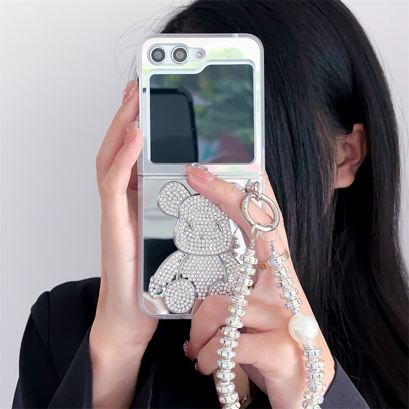 Bao Da Điện Thoại Chống Sốc Họa Tiết Hoạt Hình Cho samsung galaxy z flip 5 4 3 flip5 flip4 flip3 5g Ốp