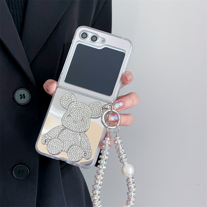 Bao Da Điện Thoại Chống Sốc Họa Tiết Hoạt Hình Cho samsung galaxy z flip 5 4 3 flip5 flip4 flip3 5g Ốp