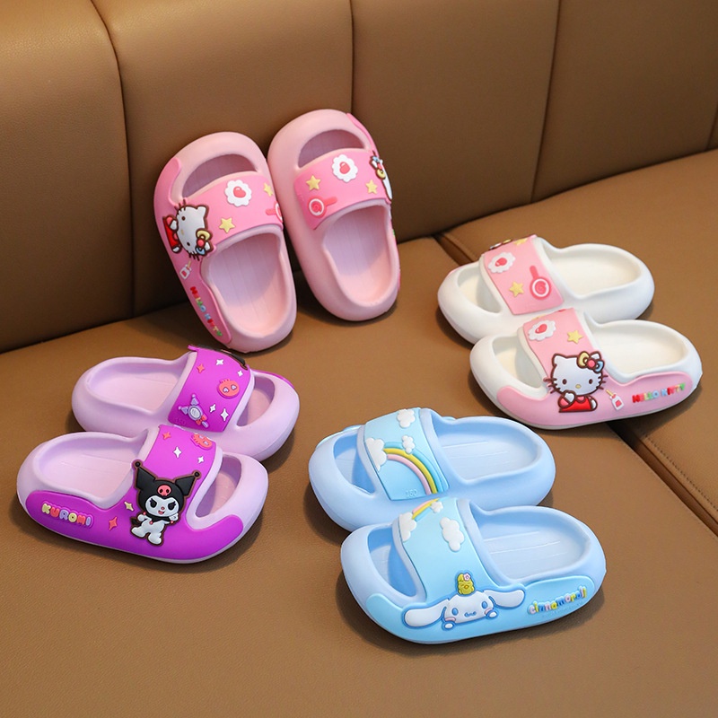 Suge Dép Đi Trong Nhà Hình sanrio hello kitty kuromi my melody cinnamoroll Đáng Yêu Cho Bé Gái