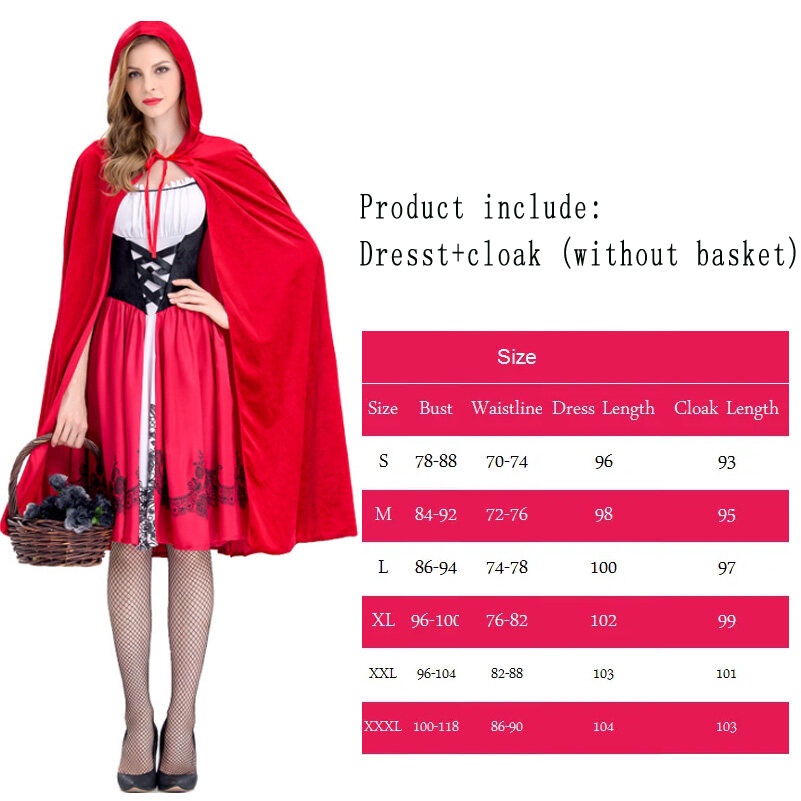 Đầm Hóa Trang Cô Bé Quàng Khăn Đỏ Phối Ren Gợi Cảm Cho Nữ