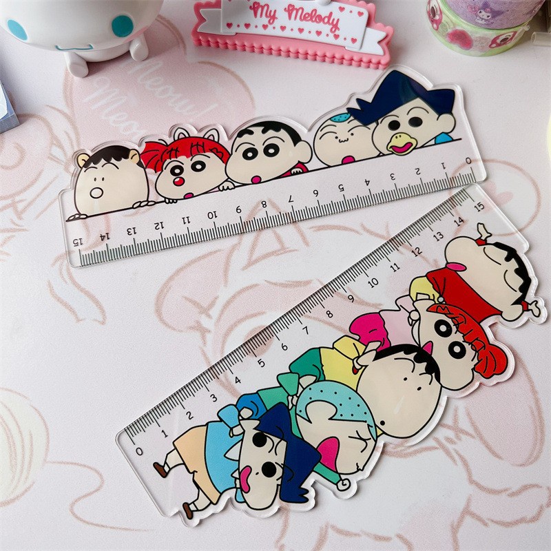 Thước Kẻ Vẽ shin-chan Dễ Thương Có Độ Thu Phóng Cao Làm Quà Tặng Sinh Nhật Cho Học Sinh