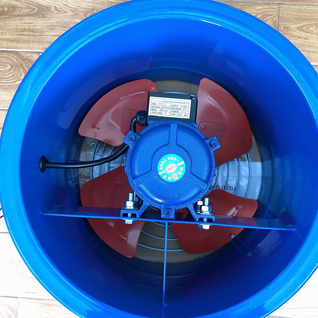 Quạt hút tròn - Quạt hướng trục - Sải Cánh 300 . Tốc Độ Vòng 2800 Vòng/ Phút . Tua Nhanh