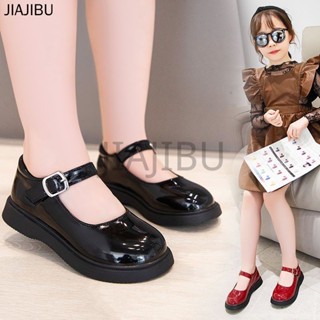 Fashion Black Kids Shoes Red Dance Shoes Cute Girl Princess Shoes Korean Platform Girls Mary Jane Shoes Kds Doll Shoes Giày Mũi Tròn Chống Trượt Cho Bé Gái Giày Đồng Phục Học Sinh Tiểu Học Giày Trẻ Em Đế Mềm Dopamine Giày Lolita Dành Cho Trẻ Em Giày Phẳng