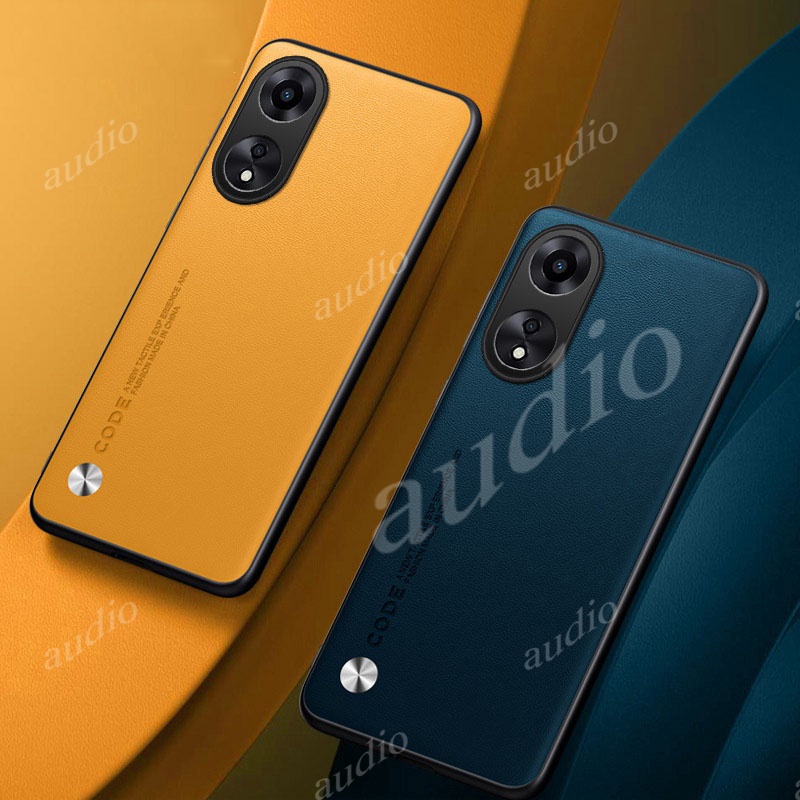 Vỏ Bao Da Điện Thoại Màu Trơn Chống Sốc Cho oppo a58 a78 4g 2023 oppo a 58 78 58a 78a oppoa58 oppoa78 4g Vỏ