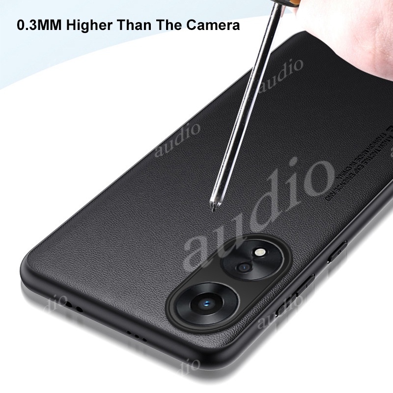 Vỏ Bao Da Điện Thoại Màu Trơn Chống Sốc Cho oppo a58 a78 4g 2023 oppo a 58 78 58a 78a oppoa58 oppoa78 4g Vỏ