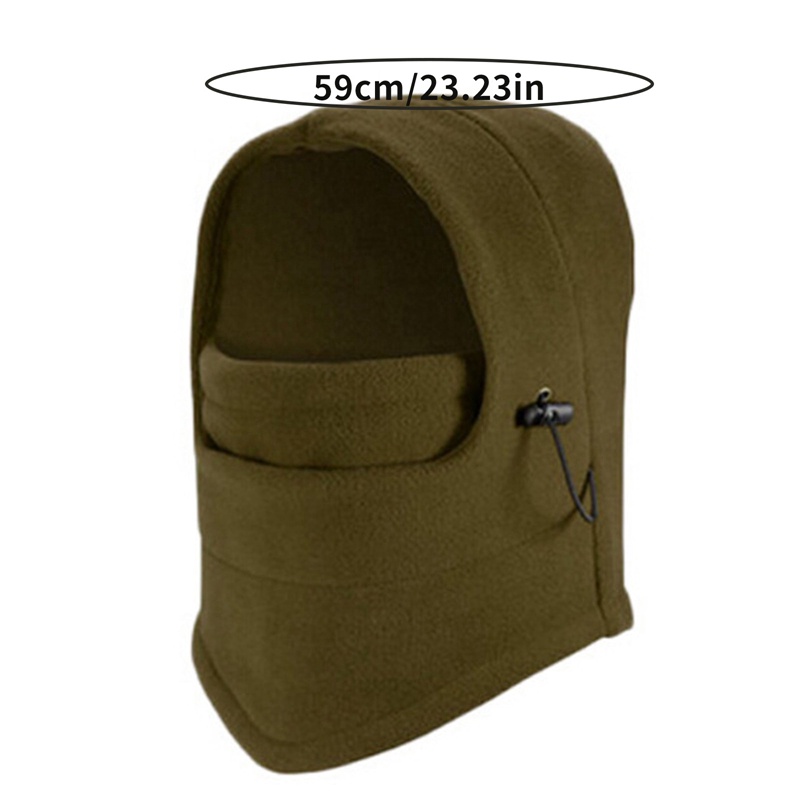 Mũ Trùm Đầu Kèm Khẩu Trang Che Tai Giữ Ấm Mùa Đông Khi Đi Xe Đạp Ngoài Trời