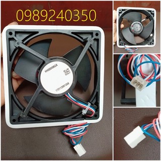 Quạt tủ lạnh Hitachi 3 dây 12,5 x 12,5cm mới chính hãng