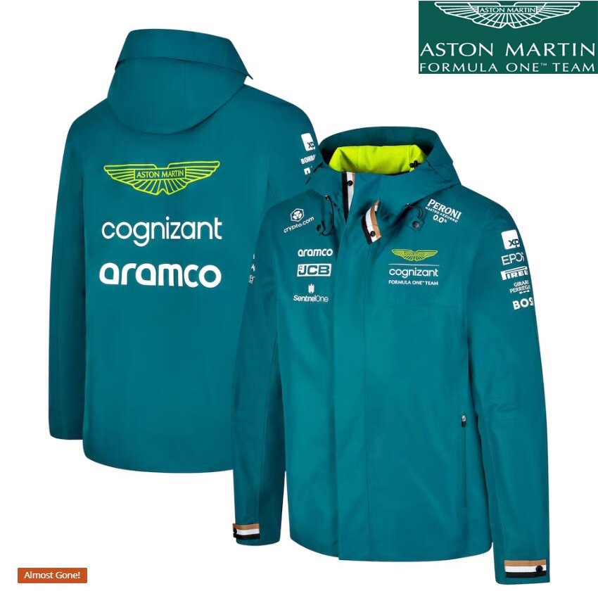 Set Áo Khoác Có Mũ + Áo Khoác aston martin Arabo cognizant team f1 2023 f1