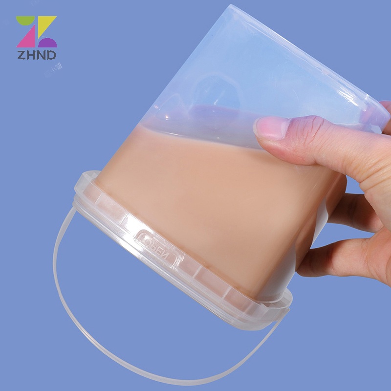 Xô Nhựa Đựng Thực Phẩm Có Nắp Và Tay Cầm Dung Tích 280ml / 500ml / 1l / 2l