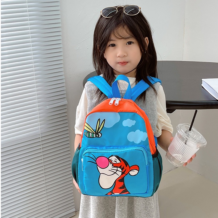 Balo-cặp siêu nhẹ cho bé học mầm non, đi chơi họa tiết hoạt hình dễ thương
