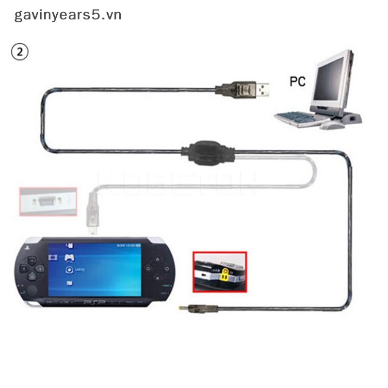 Dây Cáp Sạc usb 2 Trong 1 Cho psp 2000 3000