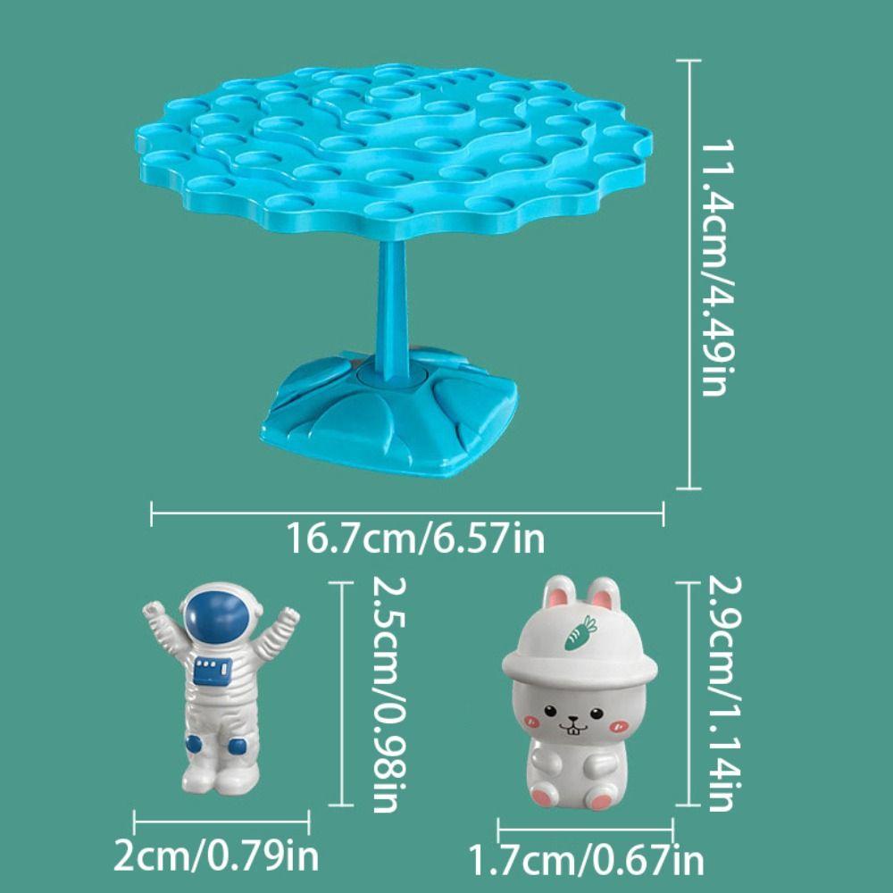 Ivanes Bộ Trò Chơi board game Cân Bằng Cây Hình Thỏ montessori Cho Bé