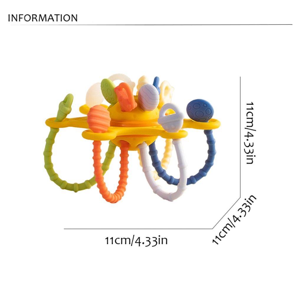 Mmluck Đồ Chơi Dây Kéo 3 Trong 1 Cảm Biến Ngón Tay Giáo Dục Sớm Cho Bé montessori Bằng silicone