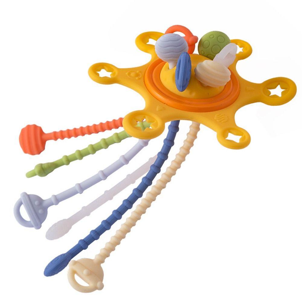 Mmluck Đồ Chơi Dây Kéo 3 Trong 1 Cảm Biến Ngón Tay Giáo Dục Sớm Cho Bé montessori Bằng silicone