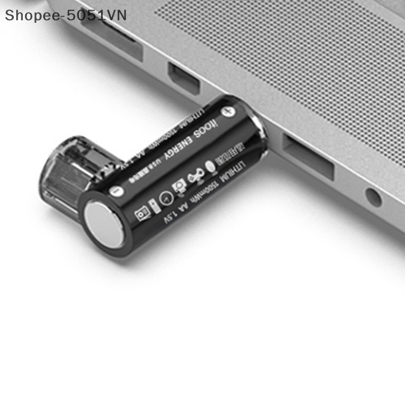 Usb Sạc Pin lithium 1.5v aa 1500mah Mới