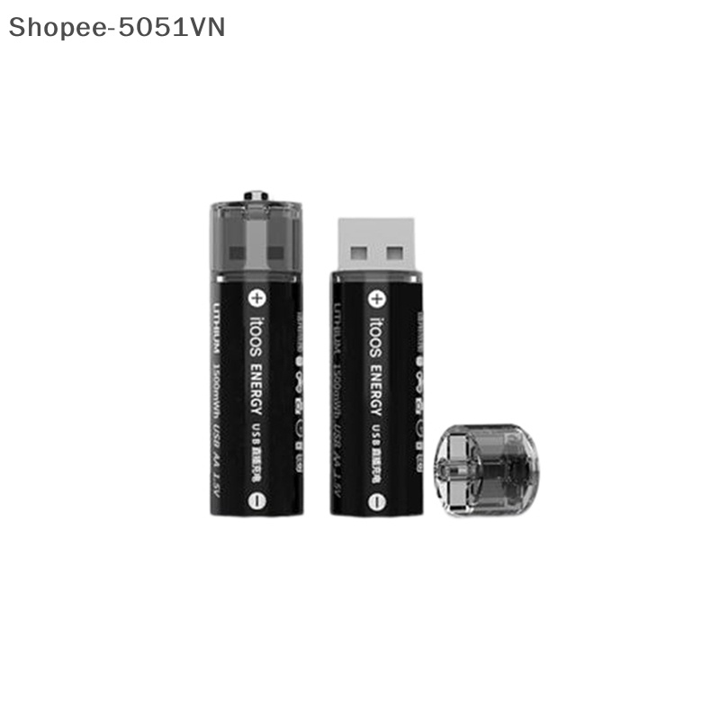 Usb Sạc Pin lithium 1.5v aa 1500mah Mới