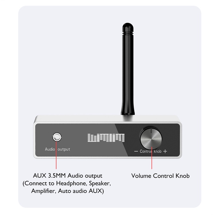 Dac giải mã / bộ thu Bluetooth AptxHD USB, Bluetooth Xuất AUX, Coaxial