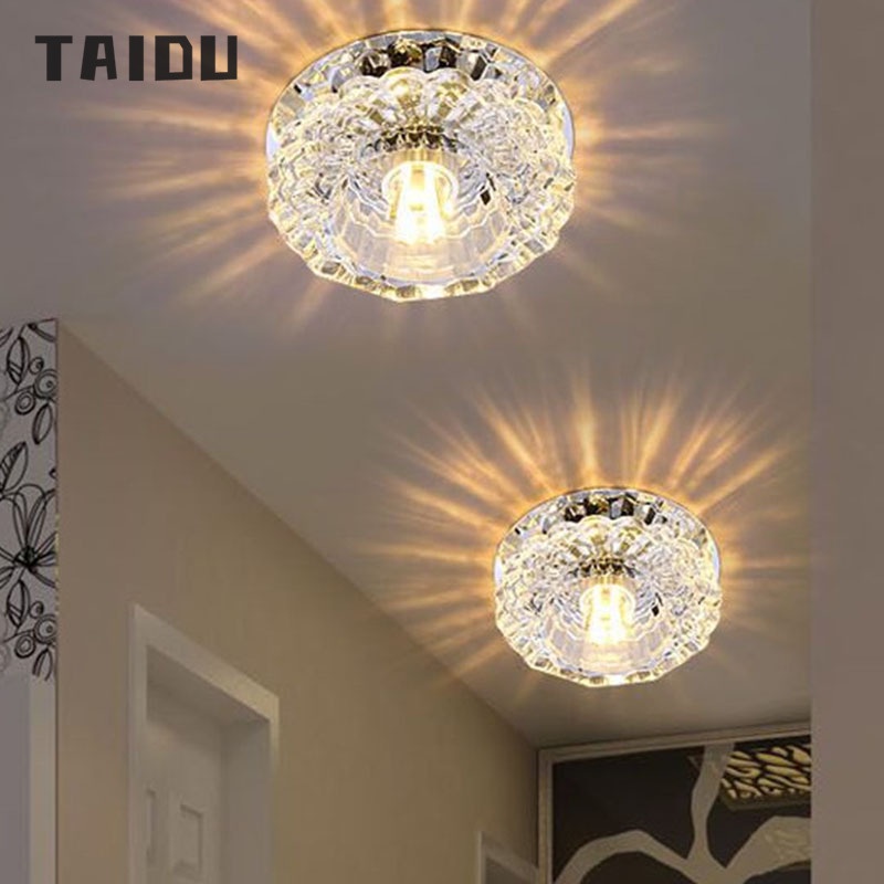 TAIDU Đèn Trần Pha Lê Trang Trí Phòng Khách Sang Trọng