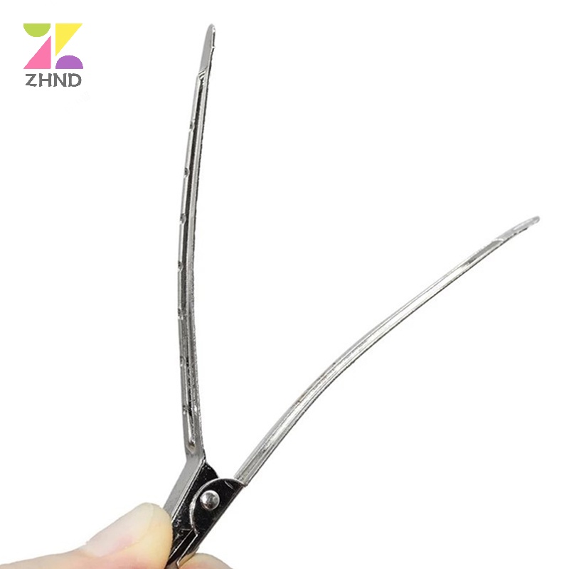 Zhuzhengde Set 10 Kẹp Chia Tóc Bằng Thép Không Gỉ