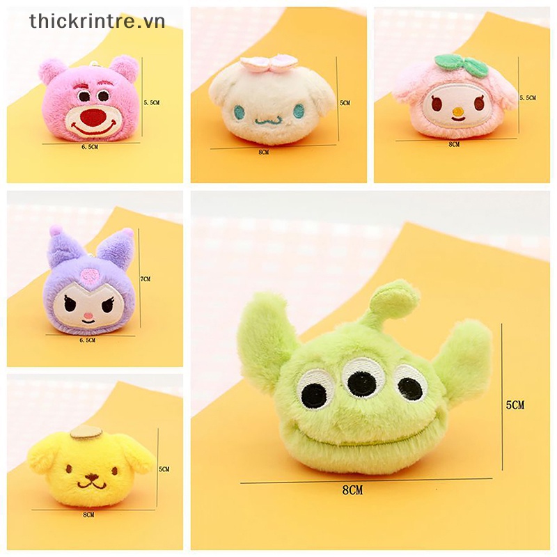 Th Móc Khóa Hình Búp Bê sanrio Hoạt Hình Nhồi Bông Đáng Yêu vn