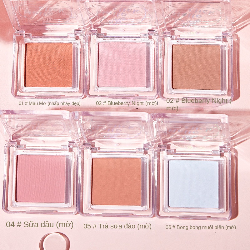 Phấn Má Hồng Trang Điểm nude Tự Nhiên Lâu Trôi