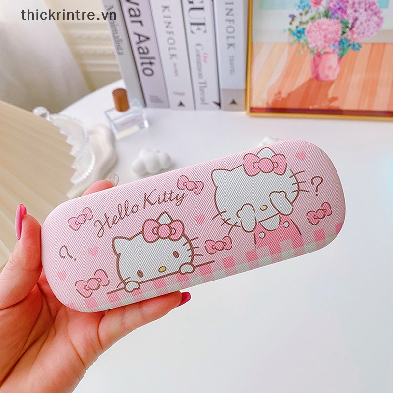 1 Hộp Đựng Mắt Kính In Hình Hoạt Hình Dễ Thương