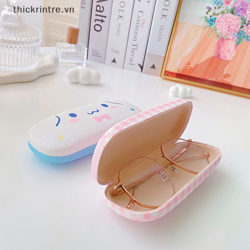 1 Hộp Đựng Mắt Kính In Hình Hoạt Hình Dễ Thương