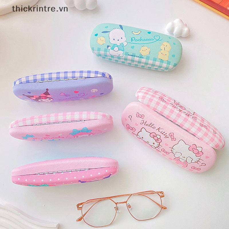 1 Hộp Đựng Mắt Kính In Hình Hoạt Hình Dễ Thương
