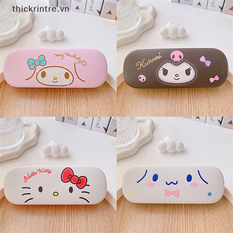 1 Hộp Đựng Mắt Kính In Hình Hoạt Hình Dễ Thương