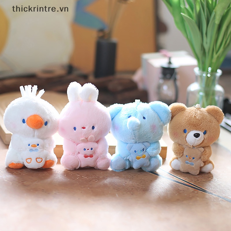 Th kawaii Thú Nhồi Bông Dễ Thương Treo Túi Xách / Móc Khóa Trang Trí vn