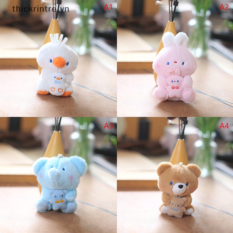 Th kawaii Thú Nhồi Bông Dễ Thương Treo Túi Xách / Móc Khóa Trang Trí vn