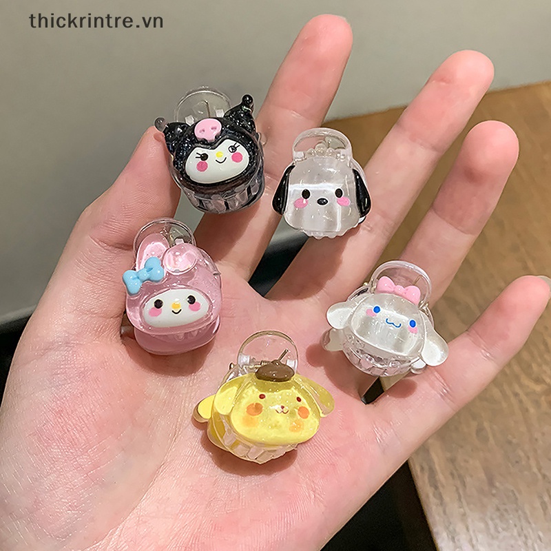 Set 2 Kẹp Tóc mini Hình Hoạt Hình Xinh Xắn vn