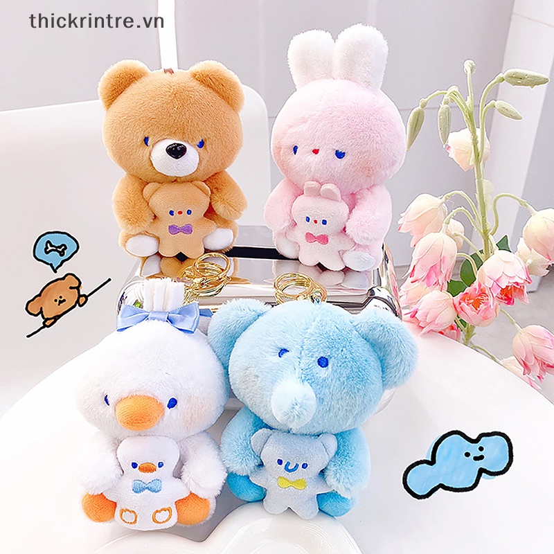 Th kawaii Thú Nhồi Bông Dễ Thương Treo Túi Xách / Móc Khóa Trang Trí vn