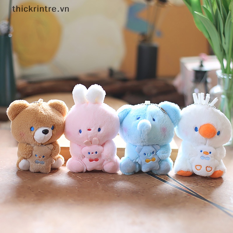 Th kawaii Thú Nhồi Bông Dễ Thương Treo Túi Xách / Móc Khóa Trang Trí vn