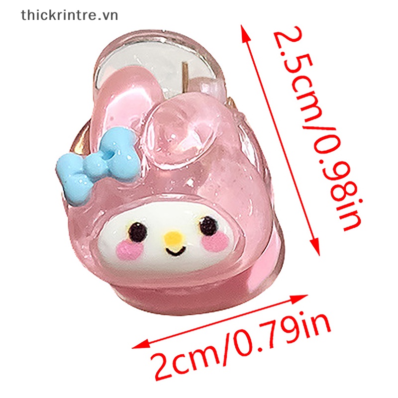 Set 2 Kẹp Tóc mini Hình Hoạt Hình Xinh Xắn vn