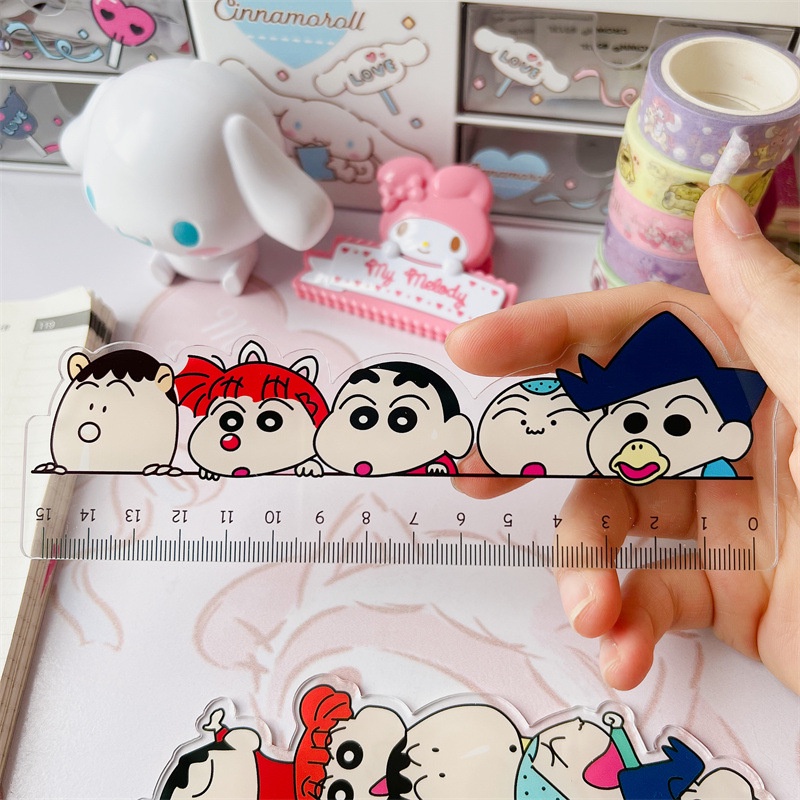Thước Kẻ Vẽ shin-chan Dễ Thương Có Độ Thu Phóng Cao Làm Quà Tặng Sinh Nhật Cho Học Sinh
