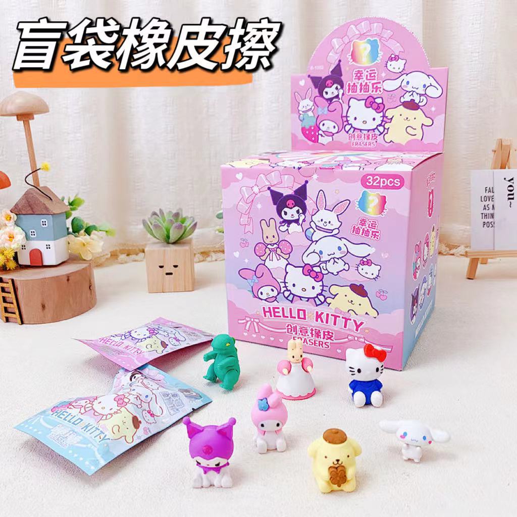 Sanrio Anime 3d Hoạt Hình Cục Tẩy Dễ Thương Học Sinh Văn Phòng Phẩm Tẩy Hộp Mù Hello Kitty Giai Điệu Kuromi Cinnamoroll Văn Phòng Phẩm Cao Su Tẩy Đồ Chơi Quà Tặng ins.style_vn