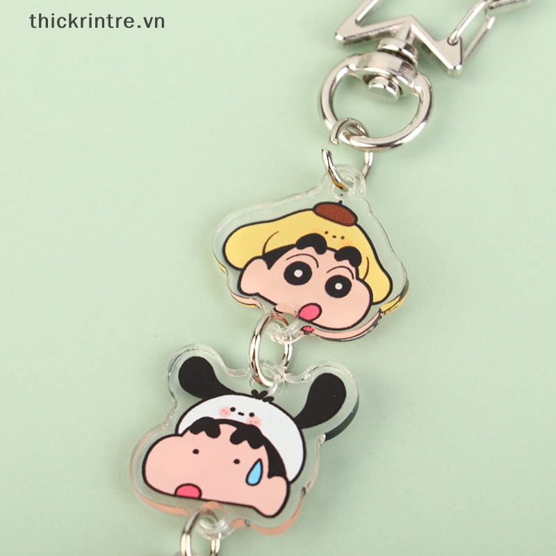 Th Móc Chìa Khóa Bằng acrylic Hình Cậu Bé Bút Chì Sáng Tạo Chống Rơi Kích Thước Nhỏ Bền Bỉ Thích Hợp Làm Quà Tặng vn