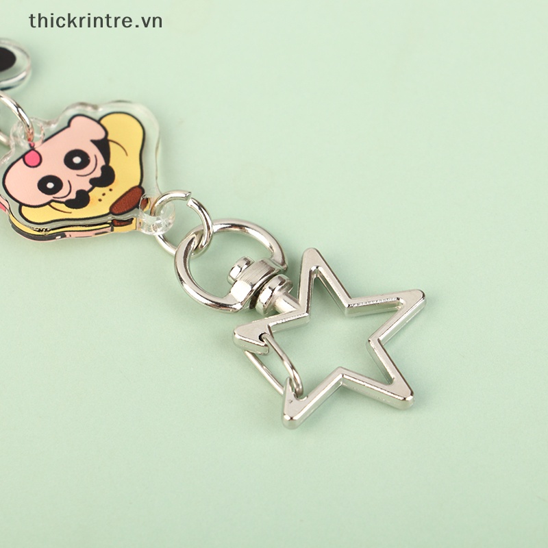 Th Móc Chìa Khóa Bằng acrylic Hình Cậu Bé Bút Chì Sáng Tạo Chống Rơi Kích Thước Nhỏ Bền Bỉ Thích Hợp Làm Quà Tặng vn